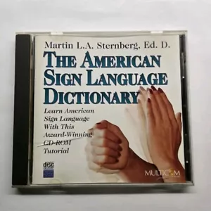The American Sign Language Dictionary 2.0 (Win/Mac CD-ROM, 1997) - Picture 1 of 4