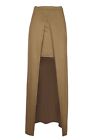 Womens Bodycon Stretchy Ladies Wiggle Pencil Tube Long Line Office Midi Skirt