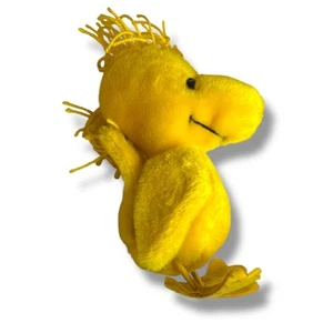 Vintage Woodstock Peanuts 9 Inch Plush Wire Legs Stuffed Animal - Picture 1 of 7