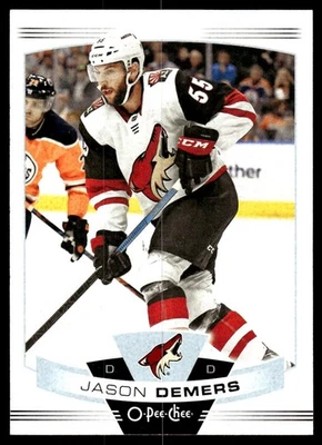 2019-20 O-Pee-Chee #389 Jason Demers Arizona Coyotes Hockey Card - Image 1 of 2