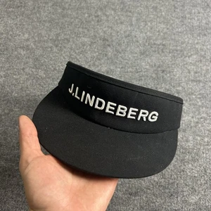 Sombrero J.Lindeberg Visera Correa Trasera Para Hombre Talla Única Negro Golf Bordado Logo - Imagen 1 de 7