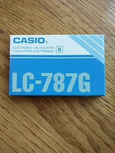 Neu Casio LC-787G elektronischer Taschenrechner #8 Made in Japan NOS/Neue Batterie - Bild 1 von 4