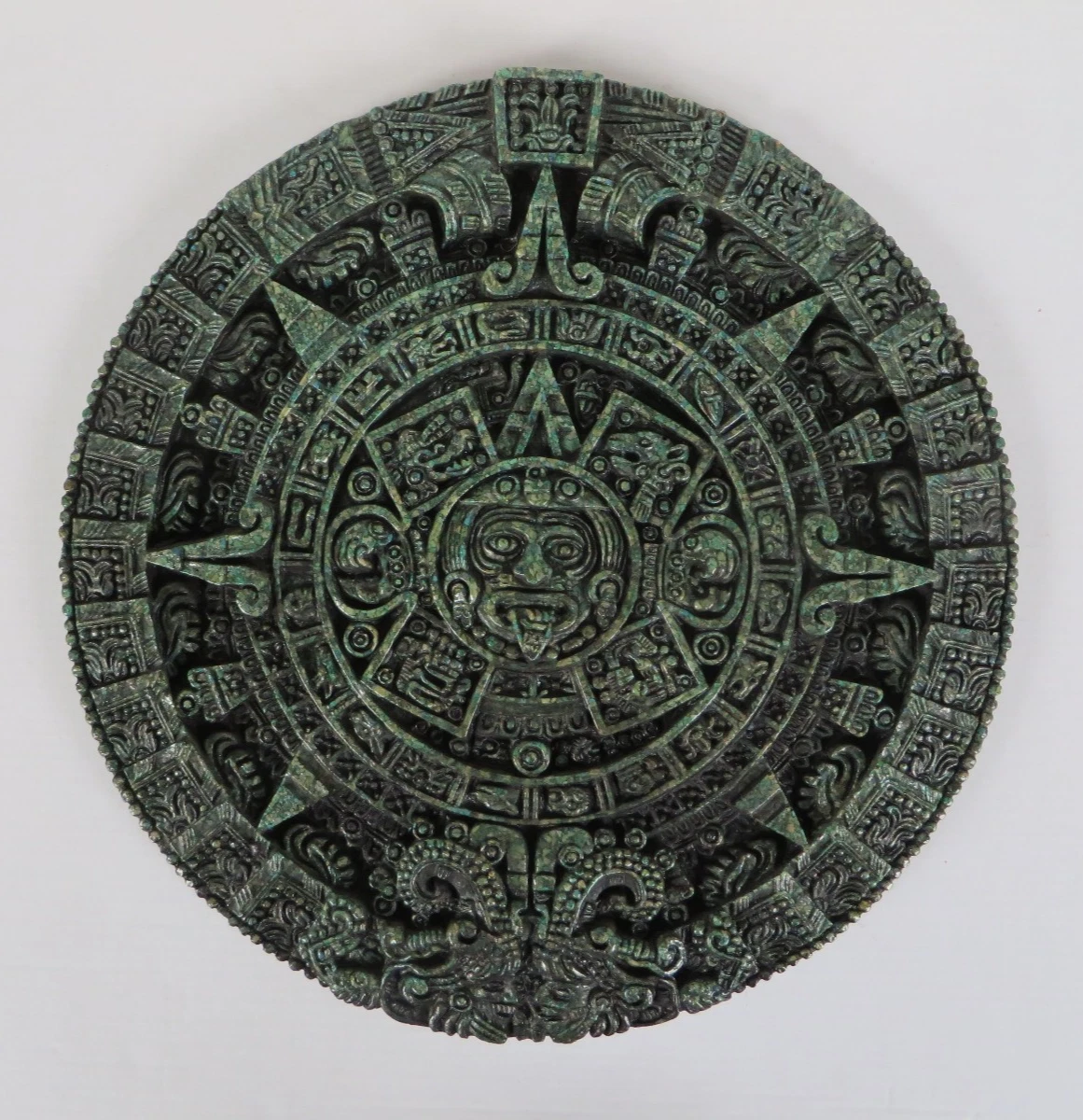 Maya-Kalender Wandteppich | Azteken-Muster, Flanell-Material – Verschiedene Größen (z.B. 236 X 180 Cm) – Für Wohnzimmer, Schlafzimmer