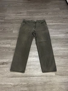 Carhartt Carpenter Pants Adult 38x32 Gray Relaxed Fit Canvas Workwear Mens - Picture 1 of 8