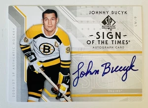 Auténtico Sign of the Times 2007 2006-07 SP Johnny Bucyk - Imagen 1 de 2