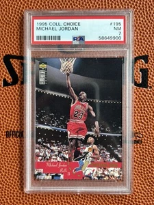 1995-96 Collector's Choice Professor Dunk Michael Jordan #195 PSA 7 - Graded - Picture 1 of 2