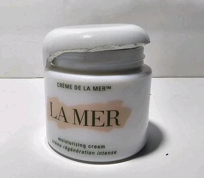 La Mer увлажняющий крем, 3,4 унц / 100 мл новый. БЕЗ КОРОБКИ. ПОВРЕЖДЕННАЯ КРЫШКА  - Изображение 1 из 2