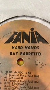 Ray Barretto Hard Hands Fania LP Latin Jazz Boogaloo - Picture 1 of 1
