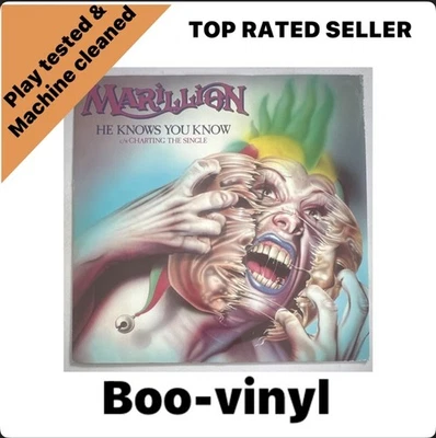 Marillion - He Knows You Know - 12" Single Record Rock 12EMI 5362 EX / EX - Image 1 of 4