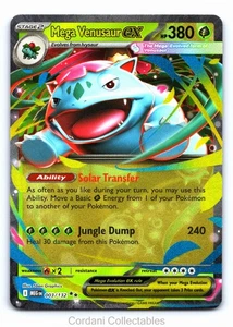 Mega Venusaur EX 003/132 - Mega Evolution - Tarjeta Pokémon - Casi Como Nueva - Imagen 1 de 2