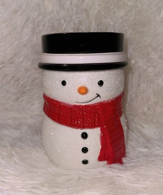 Soporte de jabón de manos espumoso muñeco de nieve brillo Bath & Body Works Foto 1 de 2