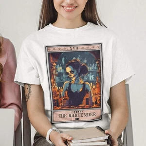 Bartender Tarot Card Shirt - Unique Gift for Bartenders - Picture 1 of 17