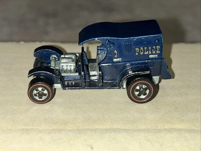 Vintage 1969 RED LINE HOT WHEELS - Paddy Wagon - Silver Base - Image 1 of 4