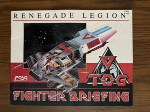 Renegade Legion - TOG Fighter Briefing #5302. Vintage FASA - 1987. - Picture 1 of 9