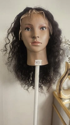 High-Quality Top 18 to 20 " 250% 13x6 Lace Wig Human Hair water wave Lace front  - Image 1 of 4