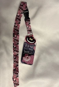 Disney Alice im Wunderland Cheshire Cat We’re All Mad Here Schlüsselband - Bild 1 von 6