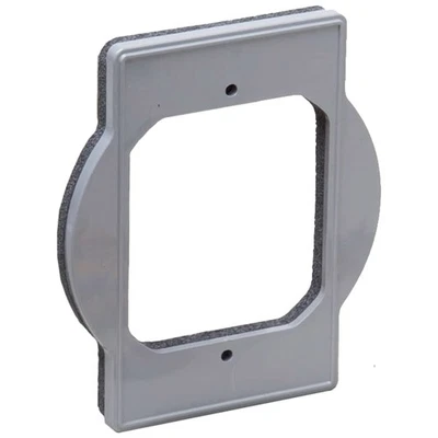 Adaptador de caja redonda de plástico TayMac PRBA400G, gris Foto 1 de 4