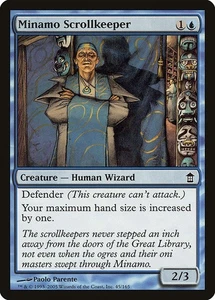 (3x) MINAMO SCROLLKEEPER - Saviors of Kamigawa – MTG Magic the Gathering Card - Picture 1 of 5