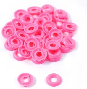 Finishing Washers - #8 - Round Top - Nylon - for Holster & Sheath Making - Picture 1 of 71
