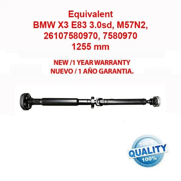 ARBRE DE TRANSMISSION equivalent X3 E83 3.0sd, M57N2, 26107580970, 7580970, new - Image 1 of 1