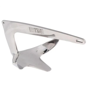 1PCS 316 Stainless Steel 1KG Bruce Anchor Claw Anchor for Fixed Boat Yacht Kayak - Picture 1 of 6