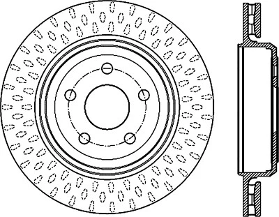 StopTech Disc Brake Rotor Rear Right for 12-15 Jeep Grand Cherokee / 126.58009SR - Image 1 of 3