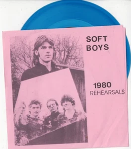 SOFT BOYS 1980 Rehearsals 7" VINYL w/PS 80s PSYCH Robyn Hitchcock Blue Vinyl - Picture 1 of 2