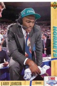 Larry Johnson 1991-1992 Upper Deck NBA Draft Rookie RC #2 Charlotte Hornets - Bild 1 von 2