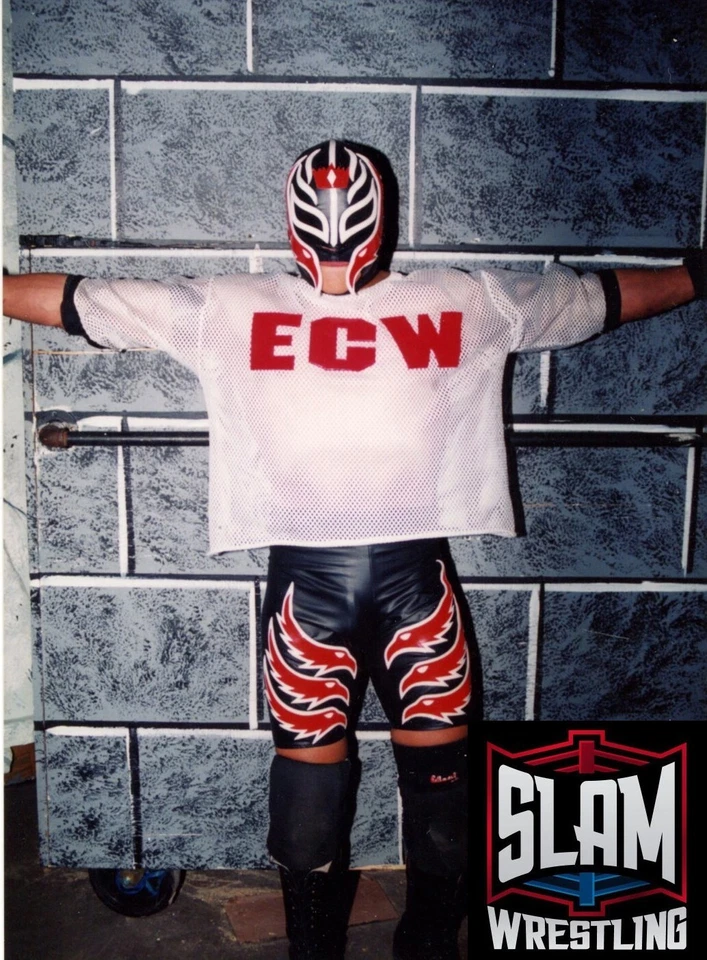 REY MYSTERIO Jr. 8 x 10 ECW 彩色照片 ROH ECW WWE AEW IMPACT  — 第 1/1 张图片