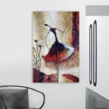 Modern Abstract Hand Painted Canvas Art Oil Painting Home Decor Framed Dancer