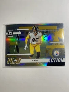 2023 Panini Donruss Optics Football - #10 T.J. Watt Pittsburgh Steelers - Picture 1 of 4