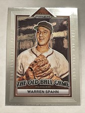 2023 Panini Prizm Warren Spahn #OBG6 The Old Ball Game Insert