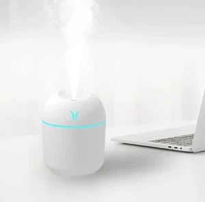 Portable USB Mini Humidifier Car Air Purifier Oil Aroma Diffuser Cool Mist 250ML - Picture 1 of 5