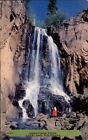 Loveland Colorado Greetings Waterfall Rock Formation Rembrant Vintage Postcard