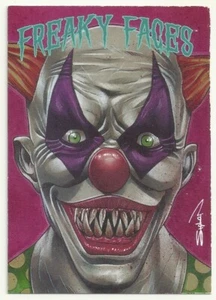 2020 SIPLON STUDIOS - FREAKY FACES - PROMO CARD - P2 - ART BY RANDY SIPLON - NSU - Picture 1 of 1