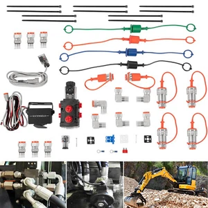 DV5008RAG Moltiplicatore Diverter Selettore Solenoidi Valvola + Accoppiatore Ag Interruttore a Rocker - Foto 1 di 11