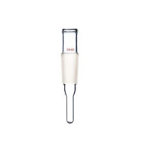 24/40 Glass Thermometer Adapter 50mm Stem Tube w/Wide Mouth Lab Glassware - Picture 1 of 1