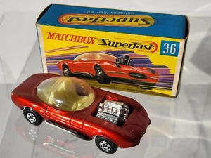 Diecast Matchbox Superfast N.36 DRAGUAR mint in original complete box. - Foto 1 di 6