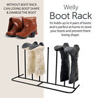 Boot Dryer Shoe Rack Wellington Boot Hanger Wellies Welly Stand 4 Pairs Holder