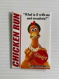Chicken Run Movie "Ginger" - DVD Release Promo Button / Pin Back - Picture 1 of 5