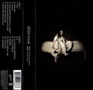 Billie Eilish When We All Fall Asleep, Where Do We Go? ORANGE LIMITED CASSETE - Picture 1 of 2