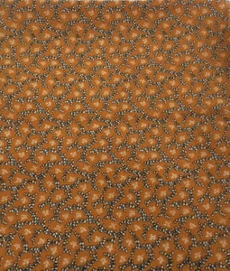"COLONIAL PRINTS II" SARA MORGAN orange, schwarz weiß BLUE HILL STOFFE halber Yard - Bild 1 von 4