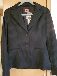 Business Blazer schwarz weiß Nadelstreifen Gr. L NEU MIT ETIKETT - Bild 1 von 8