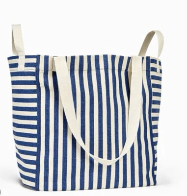 Bolso de Mano Thirty-One 31 Regalos New Horizon - Rayas Azul Marino - Nuevo con Etiquetas - Viaje a Playa Foto 1 de 3