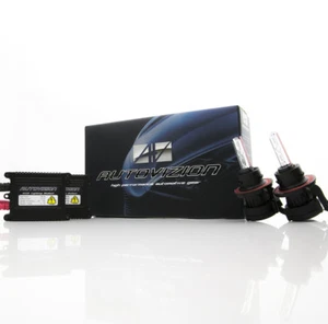 Autovizion H13 9008 6000K Bixenon Diamond White HID Xenon Super Slim 35 Watt Kit - Picture 1 of 12