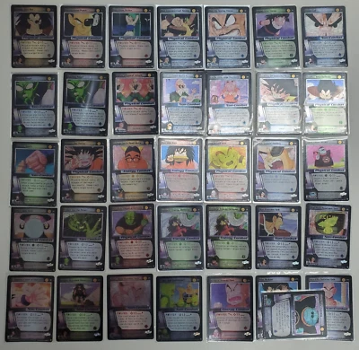 Gran Lote de Láminas Saiyajin Saga 36 Cartas DBZ Dragon Ball Z Puntuación CCG Foto 1 de 4