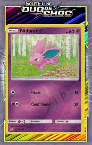 Nidoran ♂ Reverse - SL09:Duo De Choc - 57/181 - Pokemon Karte Neu Französisch - Bild 1 von 1
