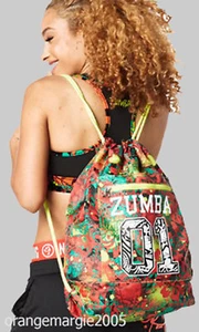 Bolso con cordón ZUMBA Queen of the Jungle mochila gimnasio bolso de viaje ¡DURADERO!¡! - Imagen 1 de 3