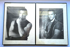 Michael Day-Lewis Framed Photograph Set of 2 With Peace Monogram - Picture 1 of 4