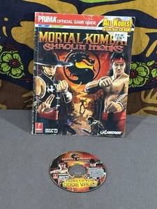 Mortal Kombat Shaolin Monks Prima Official Game Guide With Code Vault CD-ROM - Picture 1 of 16
